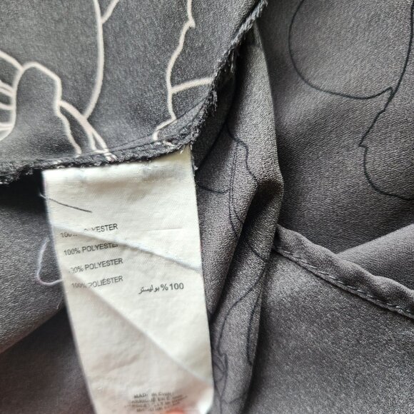 Michael Studio Pre-loved Plus-size Gray Floral Pattern Tank Top. Size 20 - Picture 8 of 10